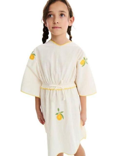 KAFTAN BORDADO MARFIL HOLLY LAND - Imagen 5