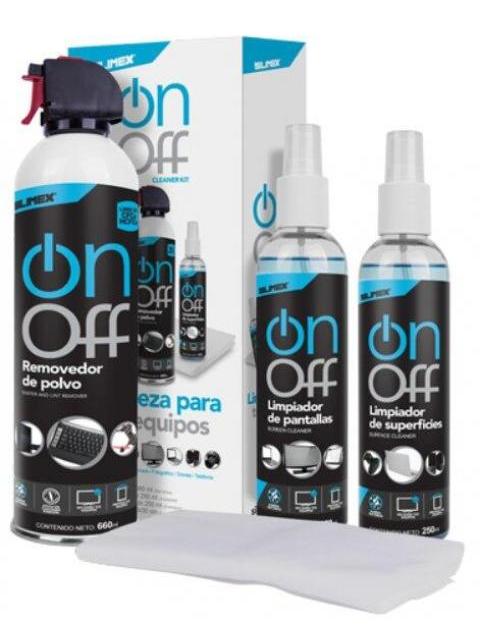 SILIMEX ON OFF CLEANER PACK KIT LIMPIADOR DE PANTALLAS 660ML 4 PIEZAS - Imagen 3