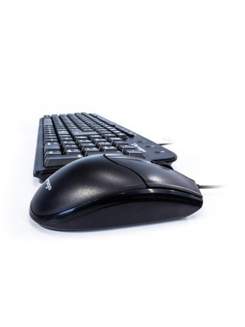 KIT DE TECLADO MULTIMEDIA Y MOUSE VORAGO KM-105 ALAMBRICO USB NEGRO (ESPANOL) - Imagen 5