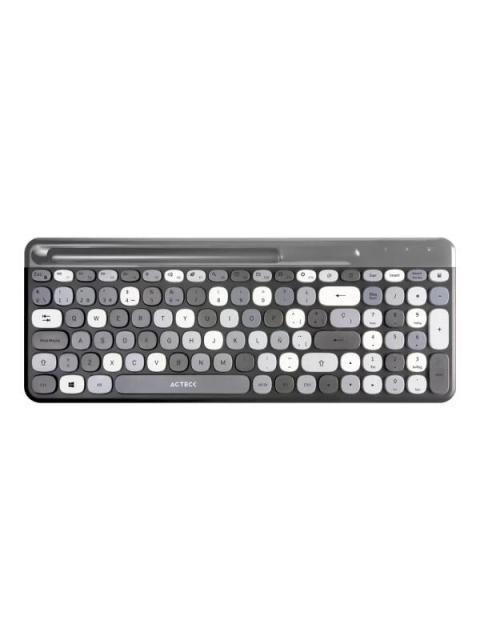 KIT DE TECLADO Y MOUSE ACTECK CREATOR CHIC COLORS MK470 INALAMBRICO USB GRIS (ESPANOL) - Imagen 2
