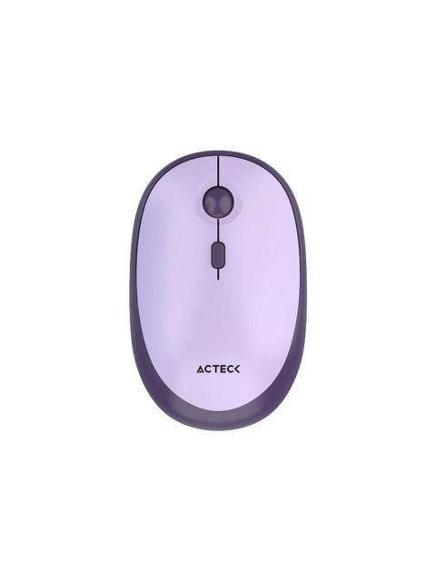 KIT DE TECLADO Y MOUSE ACTECK CREATOR CHIC K- COLORS MK485 INALAMBRICO RF INALAMBRICO MORADO ESPANOL - Imagen 3