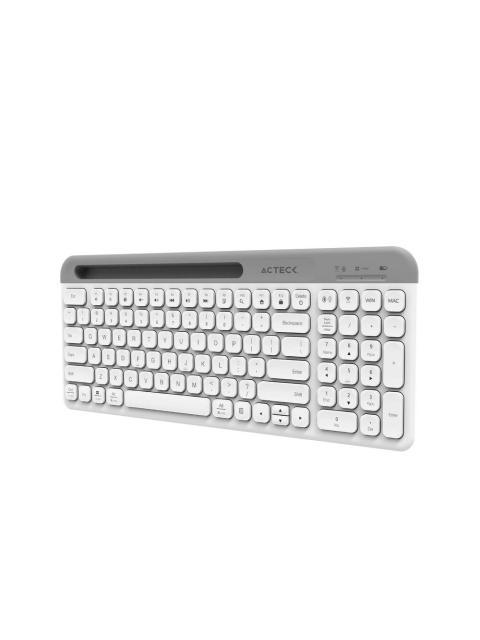 KIT DE TECLADO Y MOUSE ACTECK CREATOR VIRTUOS SILK MK720 INALAMBRICO BLUETOOTH BLANCO (ESPANOL) - Imagen 3