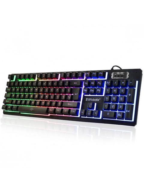 KIT DE TECLADO Y MOUSE BROBOTIX 458977 ALAMBRICO USB NEGRO - Imagen 2