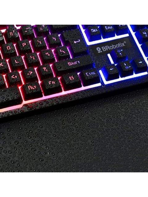 KIT DE TECLADO Y MOUSE BROBOTIX 458977 ALAMBRICO USB NEGRO - Imagen 8