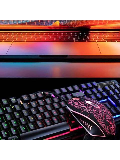 KIT DE TECLADO Y MOUSE BROBOTIX 458977 ALAMBRICO USB NEGRO - Imagen 9