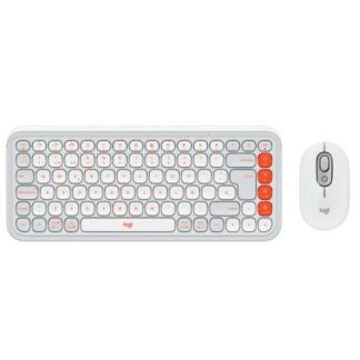 KIT DE TECLADO Y MOUSE LOGITECH 920-013055 INALAMBRICO BLUETOOTH BLANCO ESPANOL