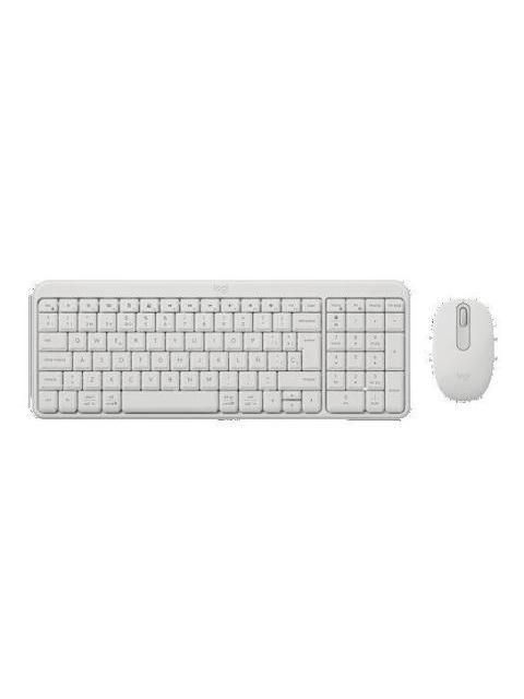 KIT DE TECLADO Y MOUSE LOGITECH MK250 INALAMBRICO BLUETOOTH BLANCO INGLES