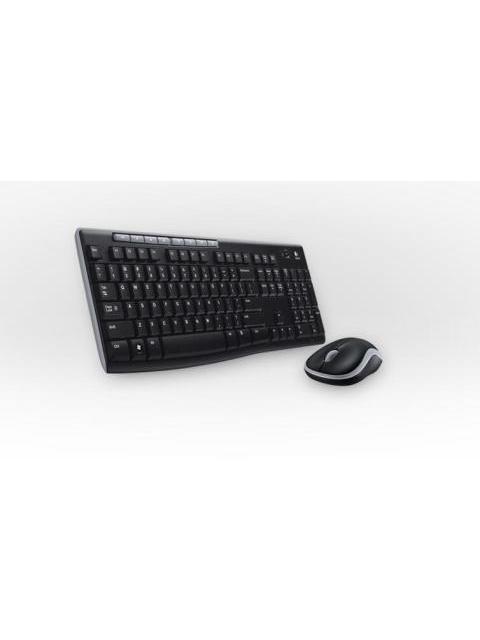 KIT DE TECLADO Y MOUSE LOGITECH MK270 INALAMBRICO USB NEGRO (ESPANOL) - Imagen 4