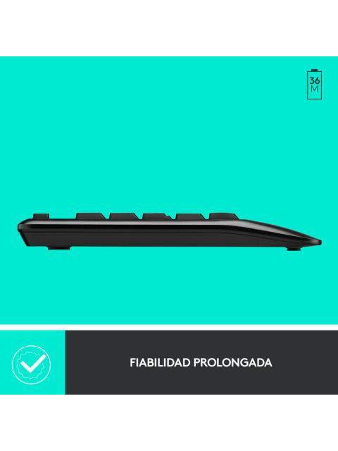 KIT DE TECLADO Y MOUSE LOGITECH MK345 INALAMBRICO USB NEGRO (ESPANOL) - Imagen 9