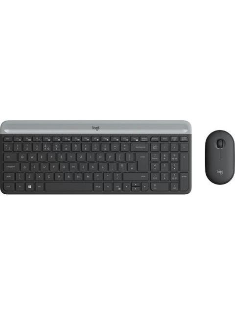 KIT DE TECLADO Y MOUSE LOGITECH MK470 RF INALAMBRICO USB NEGRO-GRAFITO (ESPANOL)
