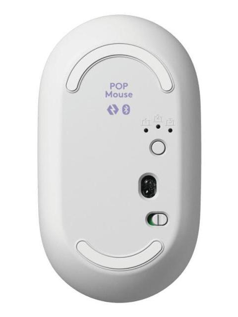 KIT DE TECLADO Y MOUSE LOGITECH POP ICON COMBO INALAMBRICO BLUETOOTH MORADO ESPANOL - Imagen 4