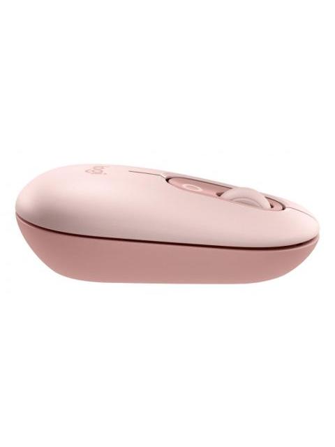 KIT DE TECLADO Y MOUSE LOGITECH POP ICON COMBO INALAMBRICO BLUETOOTH ROSA ESPANOL - Imagen 5