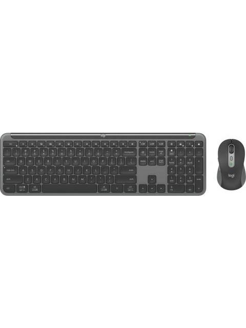 KIT DE TECLADO Y MOUSE LOGITECH SIGNATURE SLIM COMBO MK950 INALAMBRICO USB NEGRO (ESPANOL)
