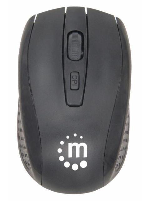 KIT DE TECLADO Y MOUSE MANHATTAN 178990 INALAMBRICO USB NEGRO (ESPANOL) - Imagen 3
