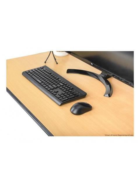 KIT DE TECLADO Y MOUSE MANHATTAN 180771 INALAMBRICO RF INALAMBRICO NEGRO INGLES - Imagen 3