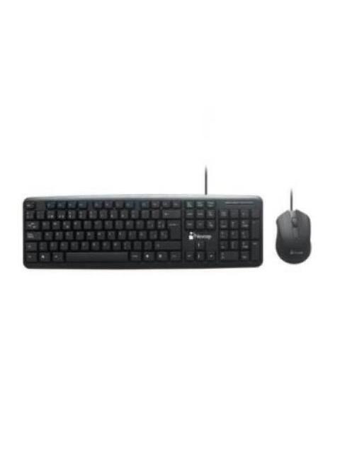 KIT DE TECLADO Y MOUSE NEXTEP NE-416 ALAMBRICO USB NEGRO (ESPANOL)