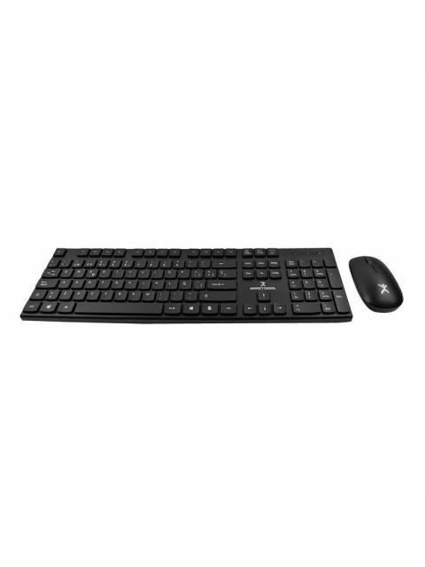 KIT DE TECLADO Y MOUSE PERFECT CHOICE DUST INALAMBRICO USB NEGRO (ESPANOL) - Imagen 2