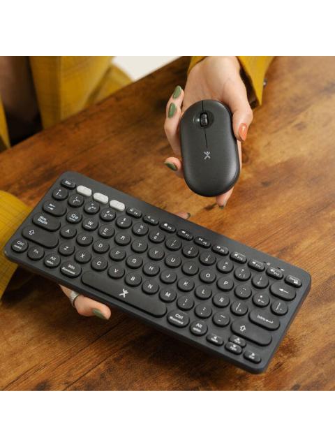 KIT DE TECLADO Y MOUSE PERFECT CHOICE FROYO INALAMBRICO RF INALAMBRICO-BLUETOOTH NEGRO ESPANOL - Imagen 5