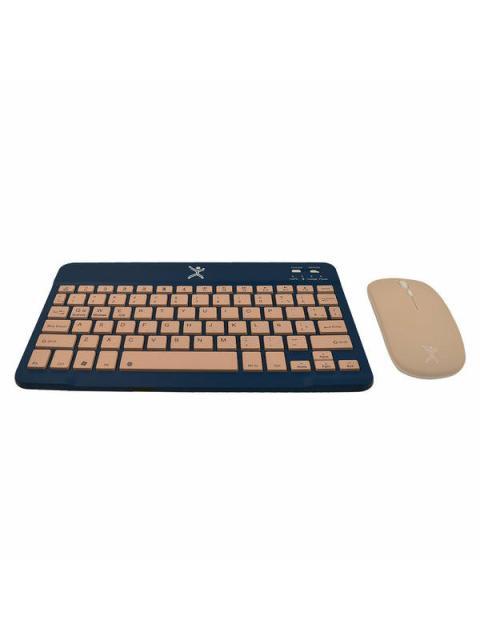 KIT DE TECLADO Y MOUSE PERFECT CHOICE GENOVA INALAMBRICO RF INALAMBRICO + BLUETOOTH AZUL (ESPANOL) - Imagen 2