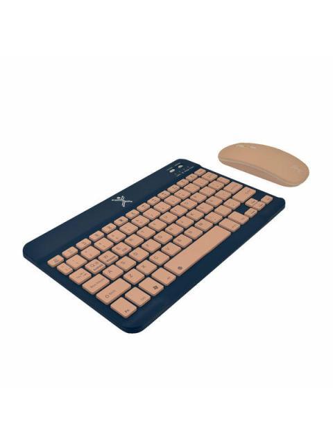 KIT DE TECLADO Y MOUSE PERFECT CHOICE GENOVA INALAMBRICO RF INALAMBRICO + BLUETOOTH AZUL (ESPANOL) - Imagen 3