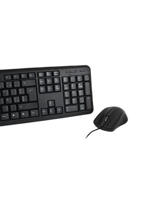 KIT DE TECLADO Y MOUSE PERFECT CHOICE PC-201076 ALAMBRICO USB NEGRO (ESPANOL) - Imagen 3