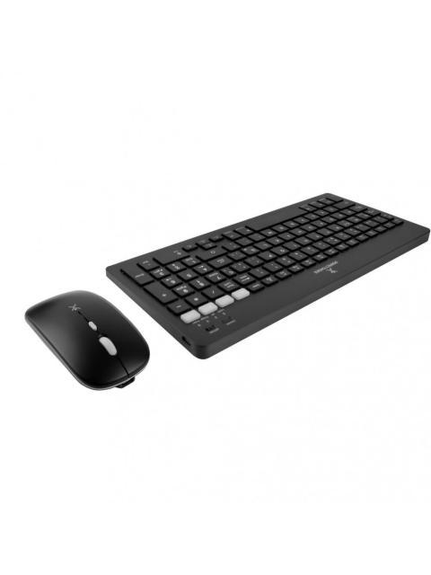 KIT DE TECLADO Y MOUSE PERFECT CHOICE PC-201373 INALAMBRICO BLUETOOTH NEGRO (ESPANOL) - Imagen 4