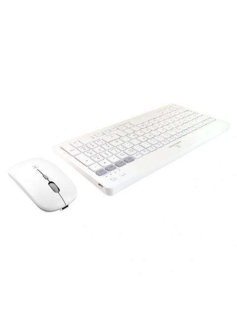 ?KIT DE TECLADO Y MOUSE PERFECT CHOICE PC-201380 INALAMBRICO BLUETOOTH BLANCO (ESPANOL) - Imagen 4