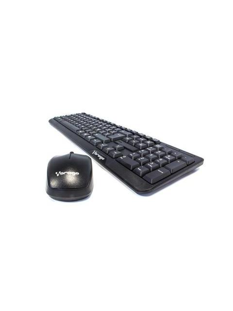 KIT DE TECLADO Y MOUSE VORAGO KM-302 INALAMBRICO USB NEGRO (ESPANOL) - Imagen 3