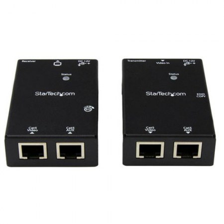 STARTECH KIT EXTENSOR DE VIDEO Y AUDIO HDMI POR CABLE UTP ETHERNET CAT5 CAT6 RJ45 50 METROS