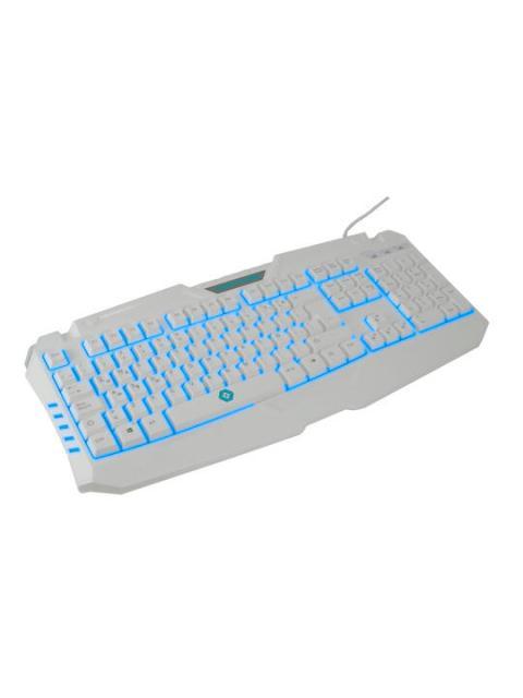 KIT GAMER DE TECLADO-MOUSE-HEADSET-MOUSEPAD AVALANCHE 4 EN 1 ALAMBRICO USB BLANCO (ESPANOL) - Imagen 2