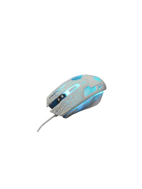 KIT GAMER DE TECLADO-MOUSE-HEADSET-MOUSEPAD AVALANCHE 4 EN 1 ALAMBRICO USB BLANCO (ESPANOL) - Imagen 4