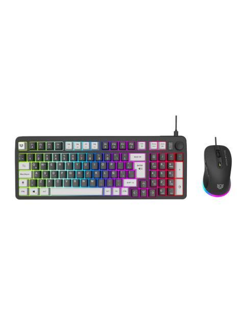 KIT GAMER DE TECLADO Y MOUSE BALAM RUSH SQUAD CONQUEST KG515 ALAMBRICO USB NEGRO ESPANOL - Imagen 3