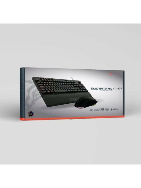 KIT GAMER DE TECLADO Y MOUSE BALAM RUSH SQUAD MASTER PRO KTM777 ALAMBRICO USB NEGRO (ESPANOL) - Imagen 5
