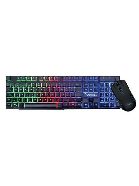 KIT GAMER DE TECLADO Y MOUSE XZEAL XST-201 ALAMBRICO USB NEGRO (ESPANOL) - Imagen 2