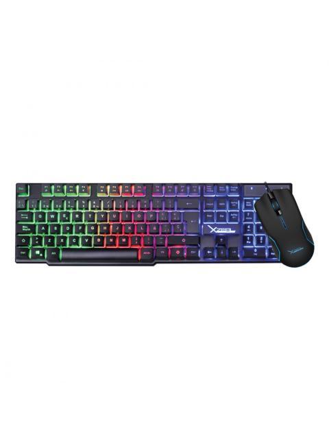 KIT GAMER DE TECLADO Y MOUSE XZEAL XST-201 ALAMBRICO USB NEGRO (ESPANOL) - Imagen 3