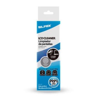 KIT LCD CLEANER SILIMEX COLOR BLANCO ATOMIZADOR