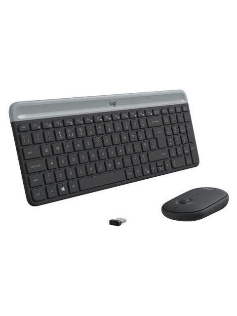 KIT DE TECLADO Y MOUSE LOGITECH MK470 RF INALAMBRICO USB NEGRO-GRAFITO (ESPANOL) - Imagen 5