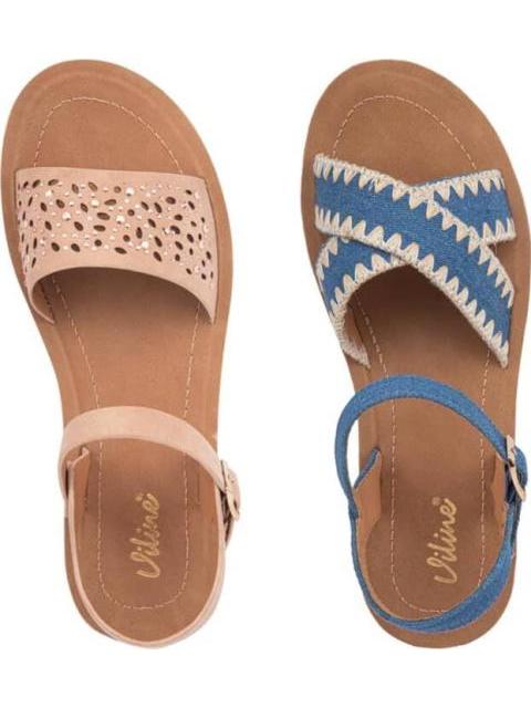 KIT SANDALIAS PLANAS MULTICOLOR VI LINE - Imagen 3