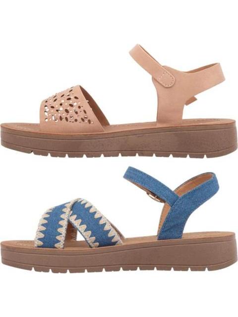KIT SANDALIAS PLANAS MULTICOLOR VI LINE - Imagen 5