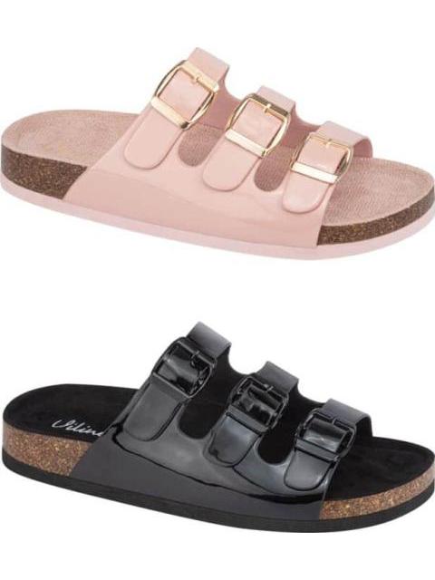 KIT SANDALIAS PLANAS CORCHO MULTICOLOR VI LINE - Imagen 2
