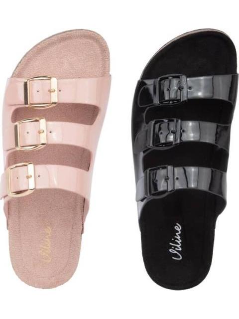 KIT SANDALIAS PLANAS CORCHO MULTICOLOR VI LINE - Imagen 3