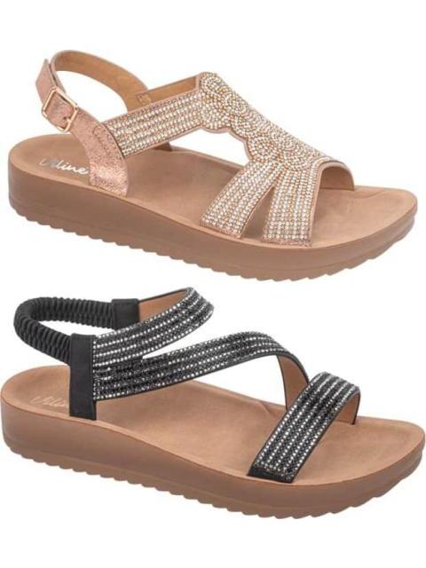 KIT SANDALIAS PLANAS MULTICOLOR VI LINE - Imagen 2