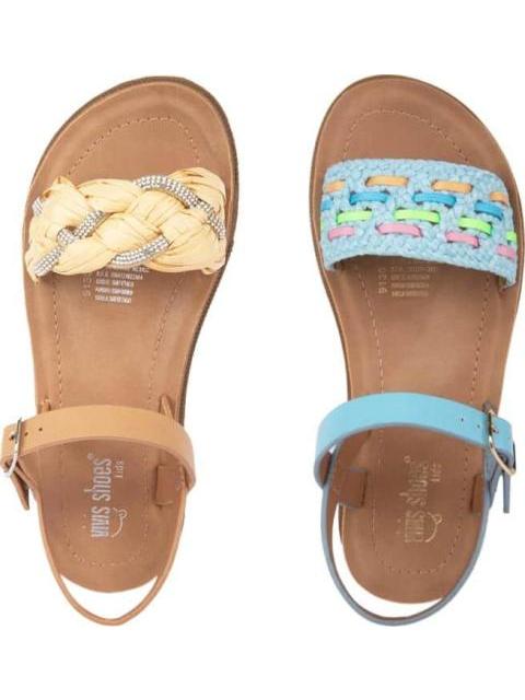 KIT SANDALIA TEJIDA MULTICOLOR VIVIS SHOES KIDS - Imagen 3