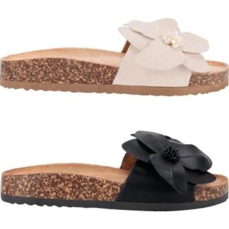 KIT SANDALIAS PLANAS CON FLOR MULTICOLOR VI LINE