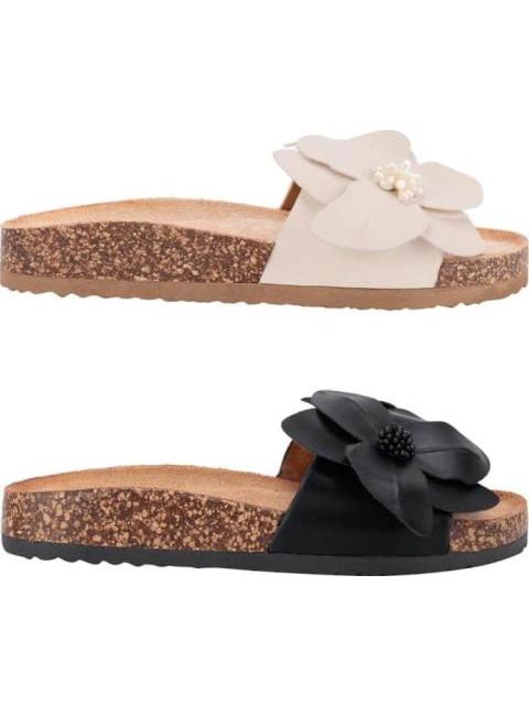 KIT SANDALIAS PLANAS CON FLOR MULTICOLOR VI LINE