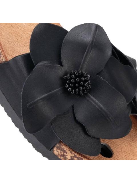 KIT SANDALIAS PLANAS CON FLOR MULTICOLOR VI LINE - Imagen 7