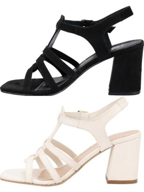 KIT SANDALIAS TACON ANCHO MULTICOLOR YAELI - Imagen 5