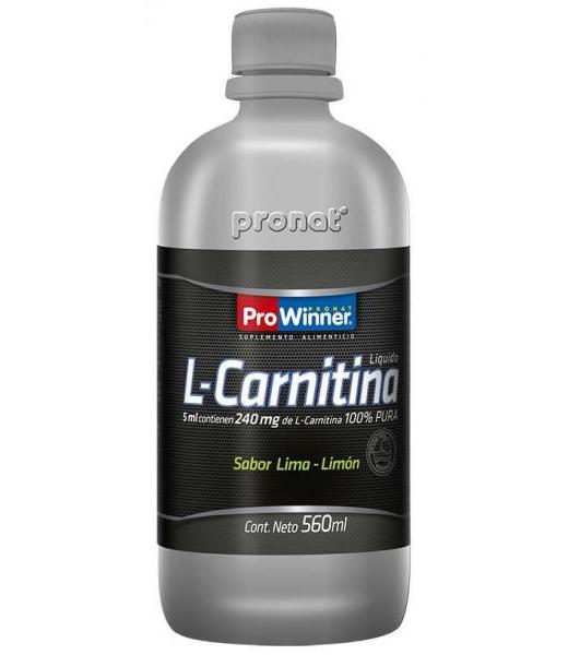 L-CARNITINA LIQ. (240 MG) 560 ML SABOR LIMA-LIMON ETIQUETA NEGRA PRONAT