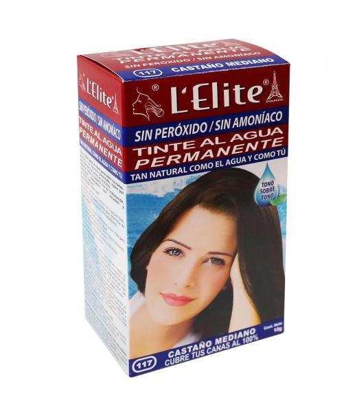 L ELITE DAMA # 117 CASTAÑO MEDIANO 10GR. KENT COSMETICS