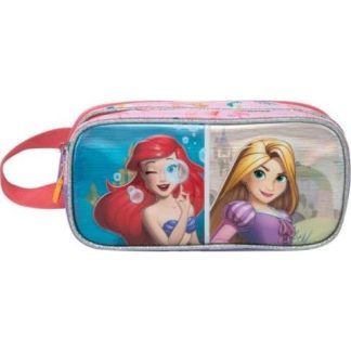LAPICERA DOBLE COMPARTIMENTO MULTICOLOR PRINCESAS